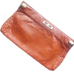 1950s Vintage Rare Leather Purse Clutch Small Bag